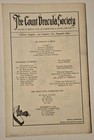 Count Dracula Society Quarterly 1970 Vfnm  9 0  Fanzine  Carroll Borland Cover  