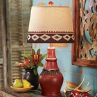  Set Of 2 Western Rustic Table Lamps For Living Room 3-color Temperature 