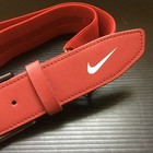 Nike Stylish Red Pu Leather   Polyester Combo Design Elastic Belt One Size