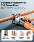 Vevor Copper Pipe Crimping Tool Hydraulic Driven Press Tool With 8 Jaws