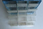 Vintage Metal Akro-mils 15 Drawer Small Parts Storage Organizer Cabinet Bins