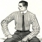 1913 Original Arrow Collars   Shirts Ad  J Leyendecker  Cutaway Collar 2 Heights