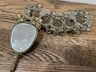 Vintage Matson Ormolu Gold Tone 5  Tube Lipstick Holder Flowers W  Mirror Nl