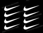 Set Of 8 Swoosh Iron On Nike Heat Transfer Vinyl Logo Htv