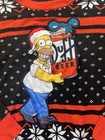 Homer Simpson Ugly Christmas Sweater Duff Beer Red Black Y2k Retro Men s Xl