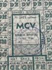          Wwii French Ration Coupon Sheet     Denr  es Diverses Mcv Avril 1946