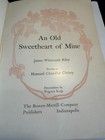 An Old Sweetheart Of Mine By James Whitcomb Riley 1902 Antique Hardcover Book