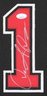 Dennis Rodman Autographed Framed Black Chicago Jersey Auto Jsa Coa