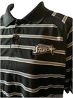 San Antonio Silver Stars Wnba Adidas Black Polo Golf Shirt Men s L Used