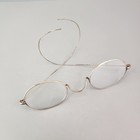 Vintage F a  Hardy Eyeglasses Gold Tone Full Wire Rimmed