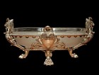 Antique Large Christofle Empire Lions   Claw Figural Jardinere Centerpiece Bowl