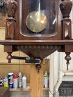 Gustav Becker Vienna Regulator Hand Carved 46   tall 2 Weight Movement W chime Rod