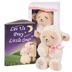 New Baptism Gift Set For Baby Girl With 7  Lamb Plush   Prayer Book