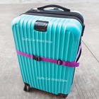 Travel Luggage Suitcase Strap Adjustable Durable Belt With Name Card Tag