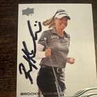 2026 Upper Deck Golf Card Brooke Henderson Signed Autograph Lpga Canada
