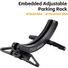 Adjustable Bicycle Stand Rack Abs Mtb Road Bike Indoor Floor Parking Stand Black