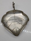 Vintage Buenilum Aluminum Leaf Serving Tray Hand Wrought Hammered