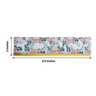 24 White Pink Peony Floral Stickers Water Bottle Labels Gold Trim Party Events