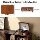 Vinyl Record Player Bluetooth Vintage 3-speed Portable Suitcase Turntables