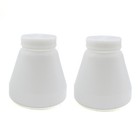 8 Pcs Hopper Cup Bottle For Powder Coating System Pc02 Pc03 Paint Spray Gun Fast