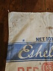Vintage Antique Red Rose Eshelman Chicken Laying Mash 100 Lb Feed Gunny Sack