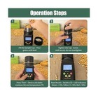 Grain Moisture Tester For 25 Crops  Portable Cup-type Corn Moisture Meter