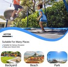 Best 8ft Round Trampoline With Safety Net  Ladder  Safety Pad   Outdoor Play Fun
