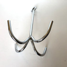 12  Tack Hook With 4 Prongs Chrome Plated Horse Bridle Cleaning Tool