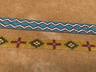 2 Vintage 1900s Native American Beaded Belts