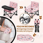 Booster Seat For Kitchen Chair With Removable Tray  Portable Foldable Baby Chair