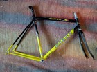 Ciocc Dedacciai Steel Road Bike Yellow Frameset Carbon Fork Campagnolo Miche 54