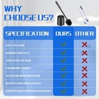 2 Pack Toilet Brush And Holder Set  Long Handle Toilet Bowl Cleaner For Bathroom