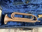 Vintage Rexcraft Brass Official Bsa Bugle Boy Scouts Of America With Case