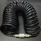 Heavy Duty Recoil Air Hose 25ft 1 4  Flexible Compressor Quick Coupler 200psi Us