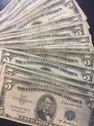1953 Well Circulated Five Dollar   5  Silver Certificate Bill - Buying 1 Note