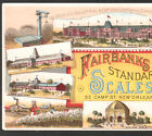 New Orleans World Industrial Cotton Exposition Fairbank Scale Rm 1884 Trade Card