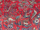 10x14 Antique Oriental Rug Handmade Vintage Hand-knotted Real Fine Animals Rugs