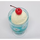 Japanese Fake Food Cream Soda Blue Highly Realistic Replica Food Display Japan