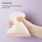 7 Pcs Silicone Breastmilk Storage Bags Reusable  8oz 240ml Double Leak-proof    