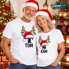 Family Matching Christmas T-shirts     Personalised Xmas Tees     Baby  Kids   Adult