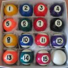 1-1 4  Pool Table Billiard Ball Set Complete 16 Balls Extremely Rare New