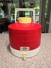 Vintage Thermos Picnic Jug 2 Gallon  Red   White In Original Box Model 7792