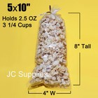 Clear 100  200  300  500 Popcorn Bags 1-mil With Twist Ties Plastic Baggies