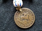 Hudson Bay Era  Fur Trade Gorget  Peace Medal Necklace  Engraved  Atl-1026 09325