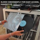 30 Pack 4 Mil Thick Vinyl Sleeves  12 75  X 12 75  Vinyl Record Sleeves Clear