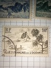 French Oceania Tahiti Stamps Collection Page France Libre Used   Mh