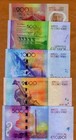 Complete Set  Cape Verde  200-500-1000-2000-5000 Escudos  2014  2015  Unc