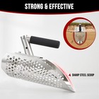 Metal Detecting  Stainless Steel Metal Detector Scoop With Digging Tool  Sand Si