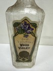 Antique  Harmony Of Boston Cork New England Wood Violet Glass Bottle
