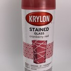 Krylon Stained Glass Cranberry Red Spray Paint  1 Bottle 